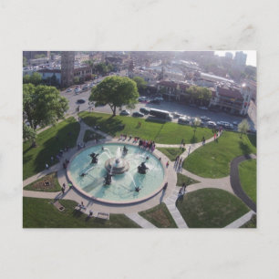 Postal Fuente conmemorativa Kansas City de JC Nichols