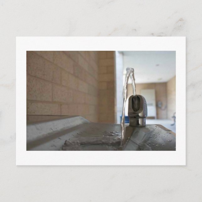 Postal Fuente de agua (Anverso)