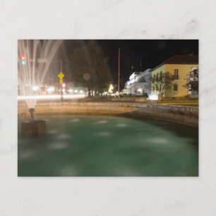 Postal Fuente de agua y Bathhouse Row, Hot Springs, AR