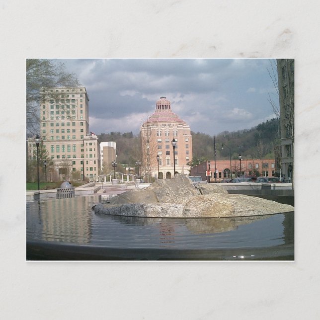 Postal Fuente de Asheville Nc (Anverso)