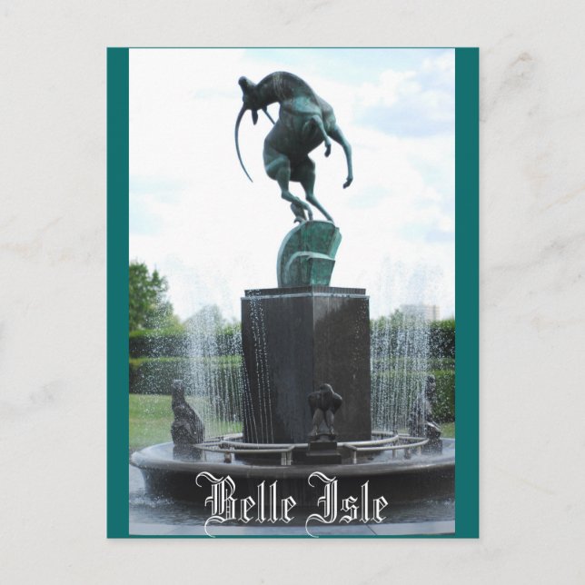 Postal Fuente de Belle Isle (Anverso)