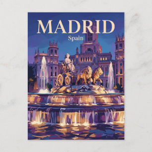 Postal Fuente de Cibeles España