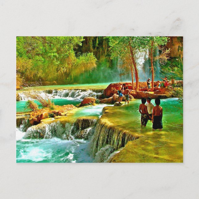 Postal Fuente de la Juventud (Anverso)