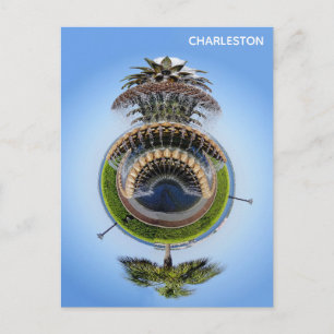 Postal Fuente de la Piña de Charleston Carolina del Sur