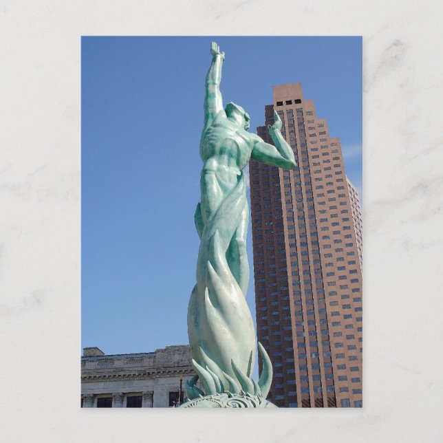 Postal Fuente de la vida eterna (Anverso)