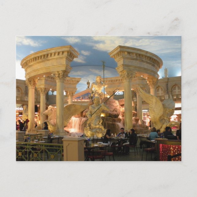 Postal Fuente de los dioses (Anverso)