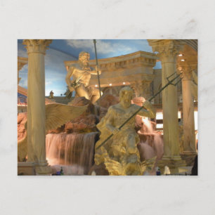 Postal Fuente de los dioses (Zeus)
