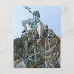 Postal Fuente de Neptuno en Berlín