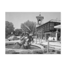 Fuente de Neptuno Vintage Black White Kansas City