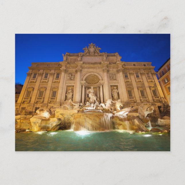 Postal Fuente de Trevi (Anverso)