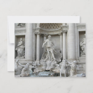 Postal Fuente de Trevi Fontana di Trevi Roma Italia