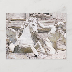 Postal Fuente de Trevi, Roma