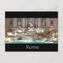 Postal Fuente de Trevi - Roma