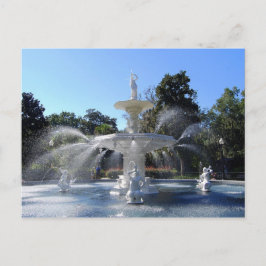Postal Fuente del Forsyth Park, Savannah, Georgia, Postca