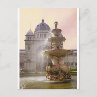 Postal Fuente, Edificios de exposiciones reales, Melbourn