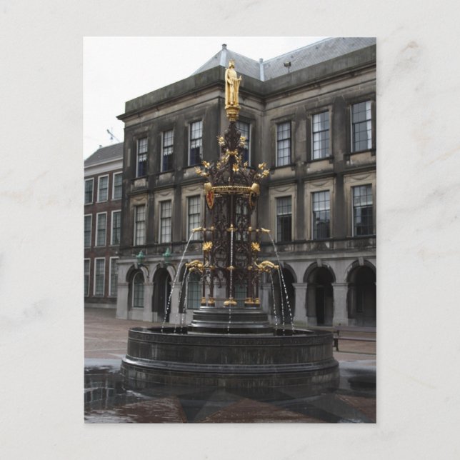 Postal Fuente en Binnenhof (Anverso)