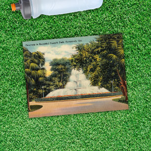 Postal Fuente en Forsyth Park Savannah GA Histórica