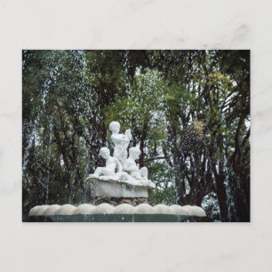 Postal Fuente en la ciudad de Varna, Bulgaria