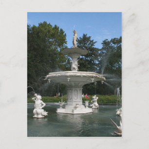 Postal Fuente Forsyth de Savannah Georgia