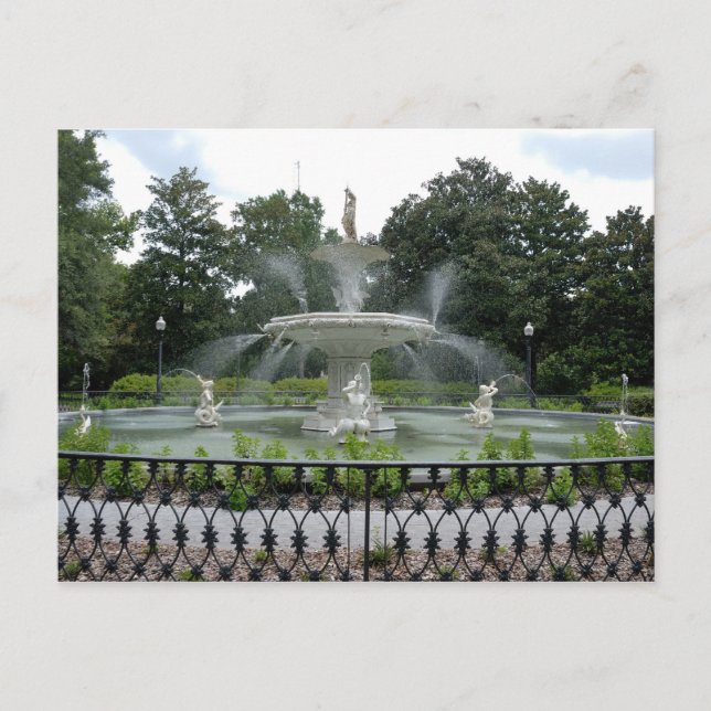 Postal Fuente Forsyth Park (Anverso)