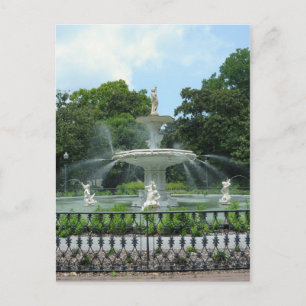 Postal Fuente Forsyth Park
