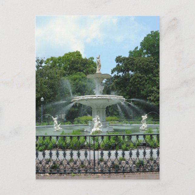 Postal Fuente Forsyth Park (Anverso)
