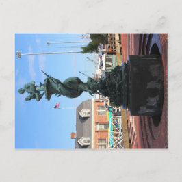 Postal Fuente histórica del agua - Postcard de Massachuse