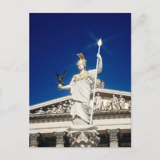 Postal Fuente Pallas-Athene (Anverso)