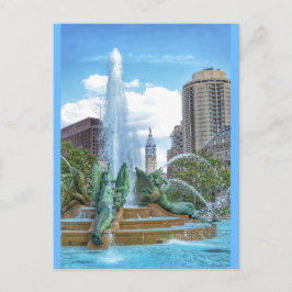 Postal Fuente Philadelphia Postcard-City Hall-Swann