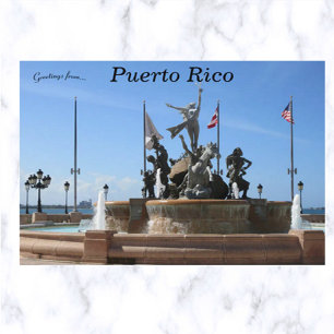 Postal Fuente Raices Puerto Rico