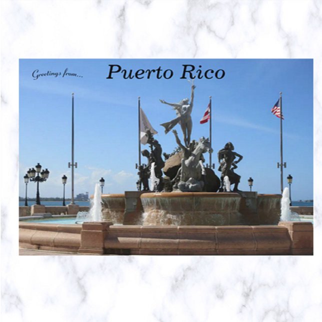 Postal Fuente Raices Puerto Rico (Subido por el creador)