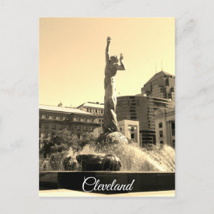 Postal Fuente Sepia Cleveland