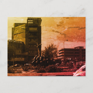 Postal Fuente vintage de Bagdad Irak