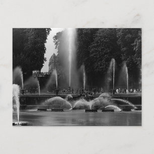 Postal Fuentes de Neptuno del palacio de Versalles Franci