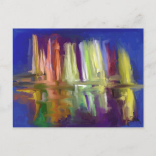 Postal Fuentes mágicas de Lima