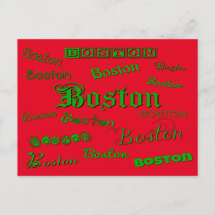 Postal Fuentes Verdes de Boston