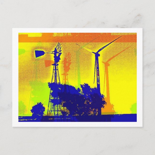 Postal Fuera con lo viejo y con lo nuevo (Anverso)