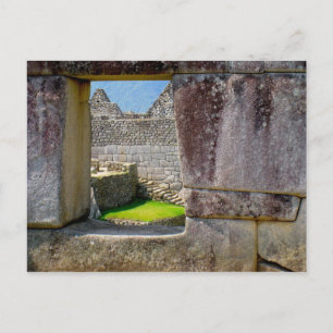 Postal Fuera de la ventana Incan