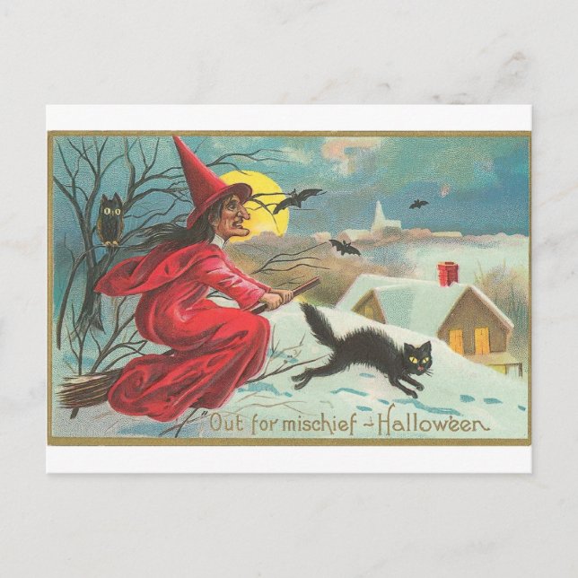 Postal Fuera de Mischief - Halloween (Anverso)