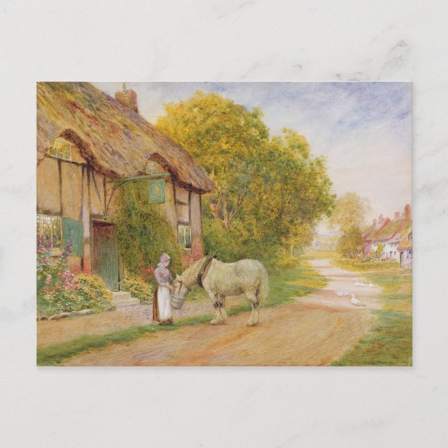 Postal Fuera del Village Inn (Anverso)