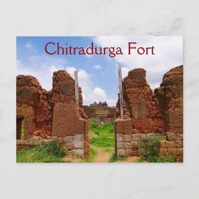 Postal Fuerte Chitradurga, Karnataka, India (Anverso)
