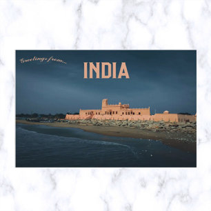 Postal Fuerte danesa en Tharangambadi India