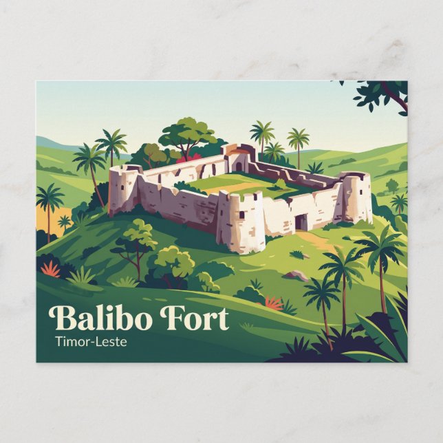 Postal Fuerte de Balibo Timor-Leste (Anverso)