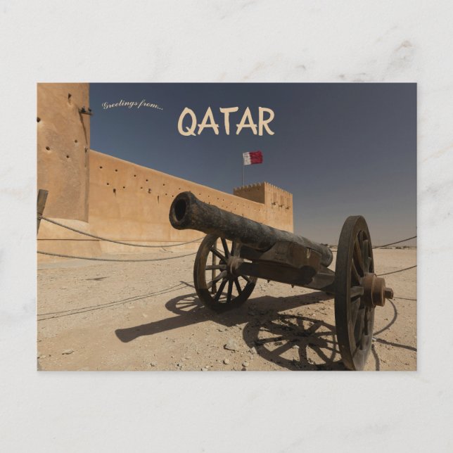 Postal Fuerte de Zubara Qatar (Anverso)