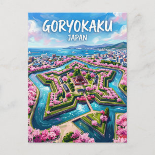 Postal Fuerte Goryokaku Japón