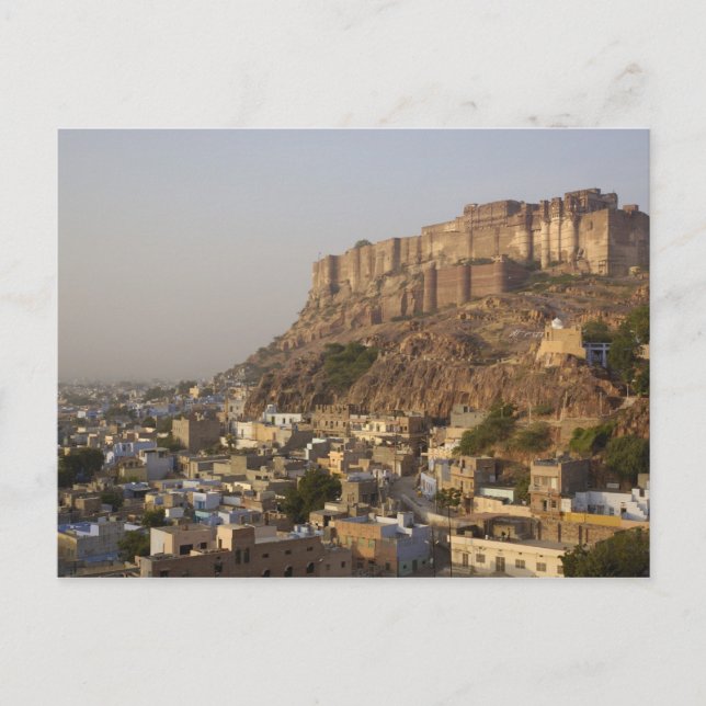 Postal Fuerte Mehrangarh de Jodhpur. Rajastán, INDIA. (Anverso)