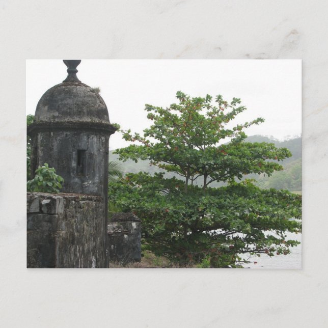 Postal Fuerte San Fernando, Portobelo, Panamá (Anverso)