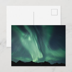 Postal Fuertes luces boreales