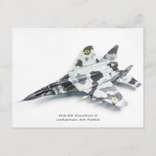 Postal Fuerza Aérea Ucraniana Mig-29 Fulcrum C