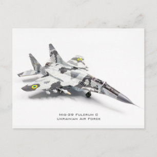 Postal Fuerza Aérea Ucraniana Mig-29 Fulcrum C